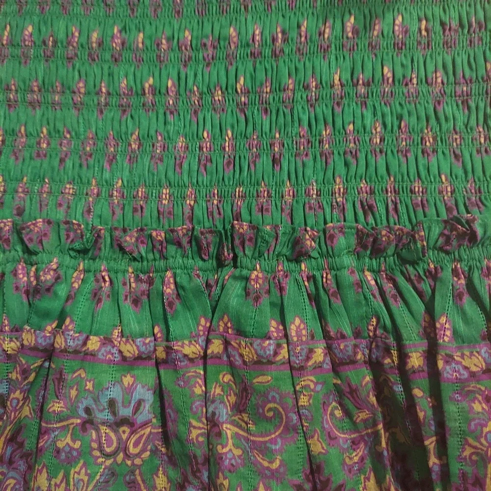 Veronica Beard Womens Kelly Green Paisley Brindelle Mini Dress Size 10 NWOT - Picture 10 of 16